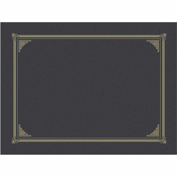 Image of Geographics® Certificate/Document Cover, 12.5 x 9.75, Metallic Gray, 6/Pack