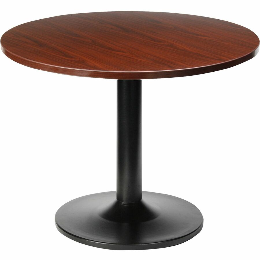 Image of Lorell Conference Tabletop, Box 1/2, Round, 42"Dia., Mahogany