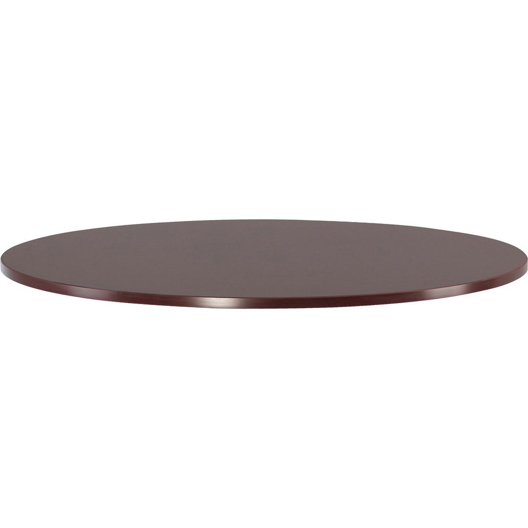 Image of Lorell Conference Tabletop, Box 1/2, Round, 48"Dia., Mahogany