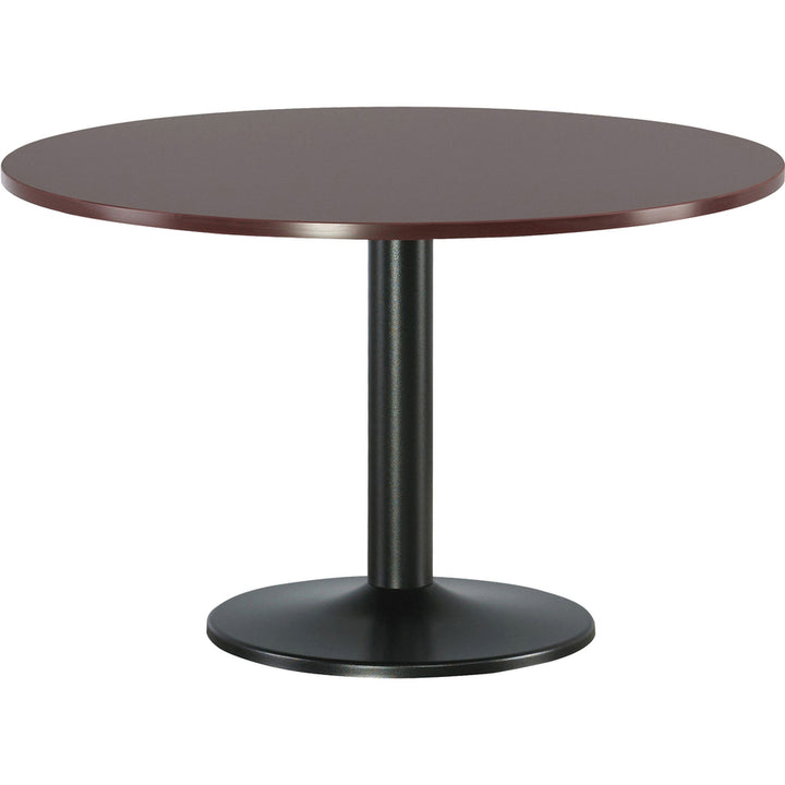 Image of Lorell Conference Tabletop, Box 1/2, Round, 48"Dia., Mahogany