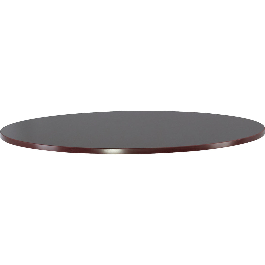 Image of Lorell Conference Tabletop, Box 1/2, Round, 48"Dia., Mahogany