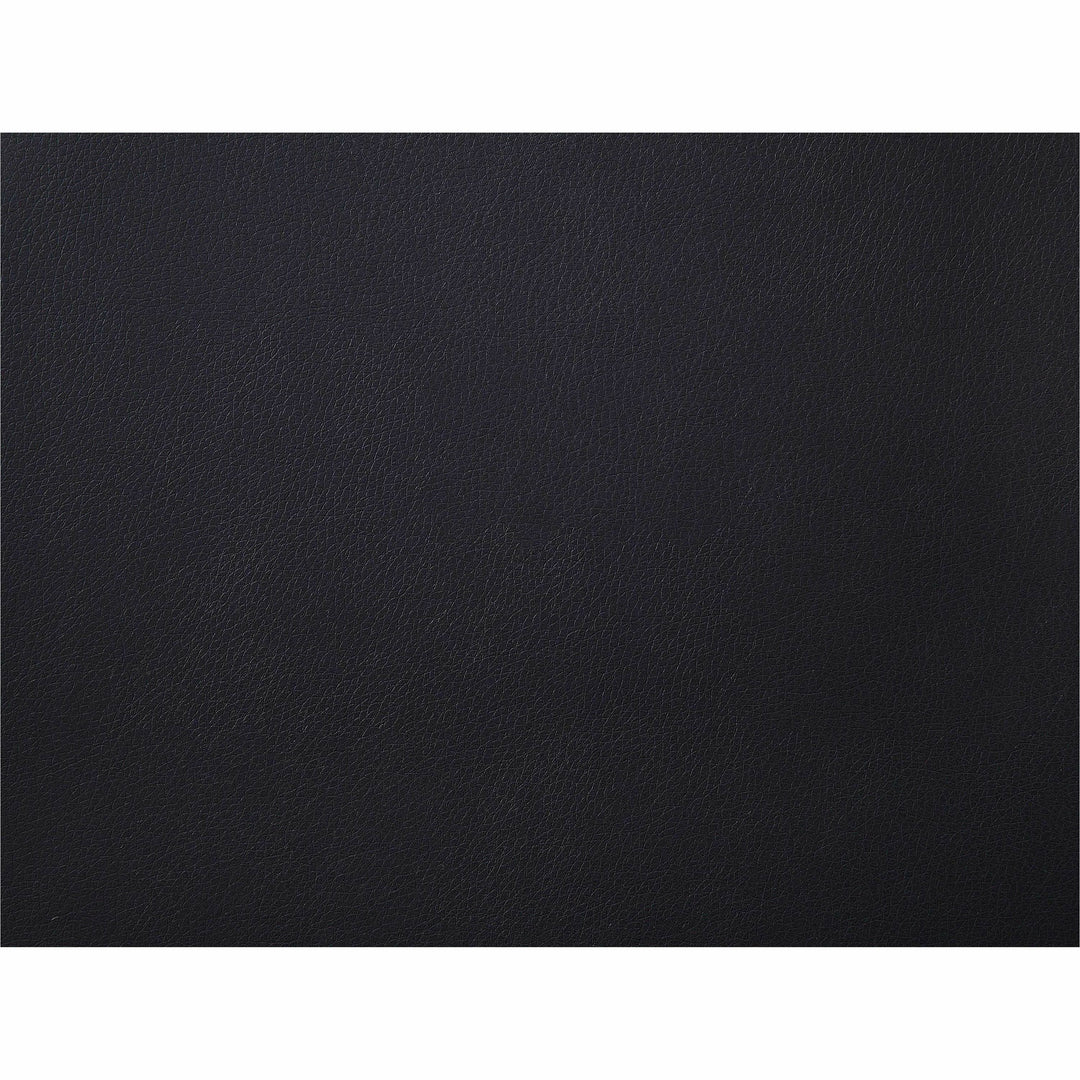 Image of Lorell Guest Chair, 24"x23-1/2"x32-3/4", Black Faux Leather Seat