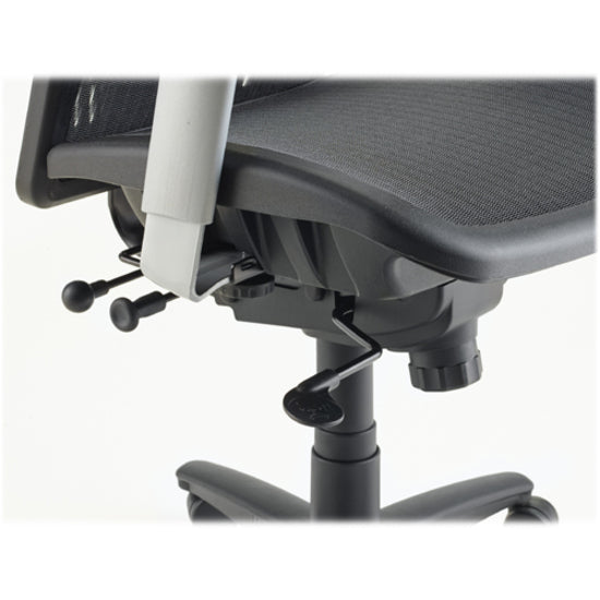 Image of Lorell High Back Chair, Mesh, 28-1/2"x28-1/2"x51", Black