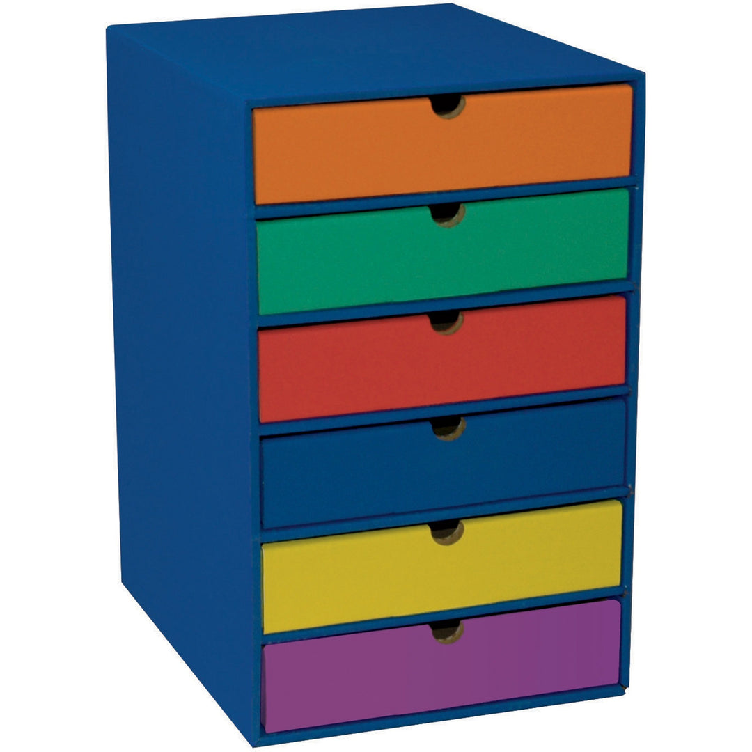 Image of Pacon® 6-Shelf Organizer, 13-1/2"x12"x17-3/4", Blue