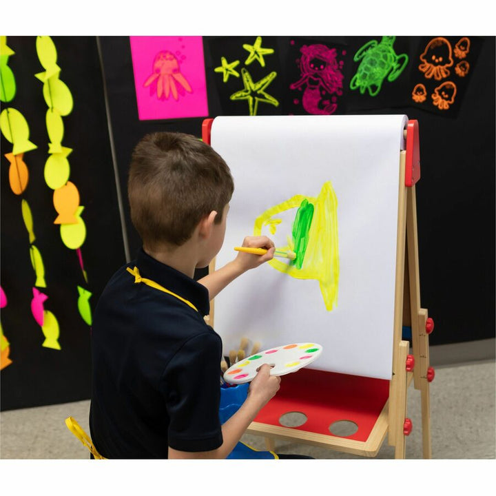 Image of Pacon® Paint Brushes,Natural Bristles,Round,7-1/2" Hdle,10/ST,AST