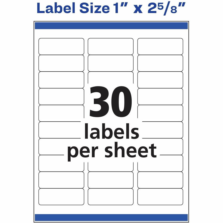 Image of Avery® 58160 Repositionable Address Labelss, Sure Feed Technology