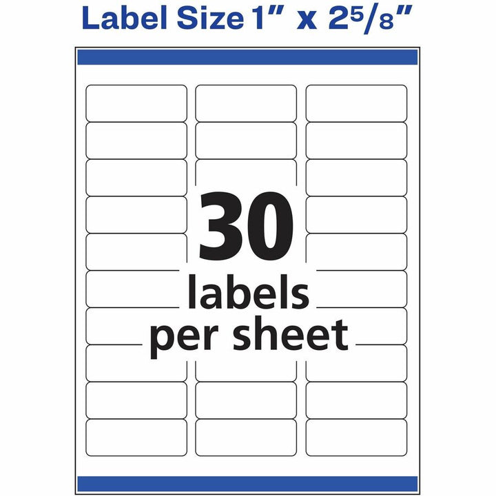 Image of Avery® 58160 Repositionable Address Labelss, Sure Feed Technology