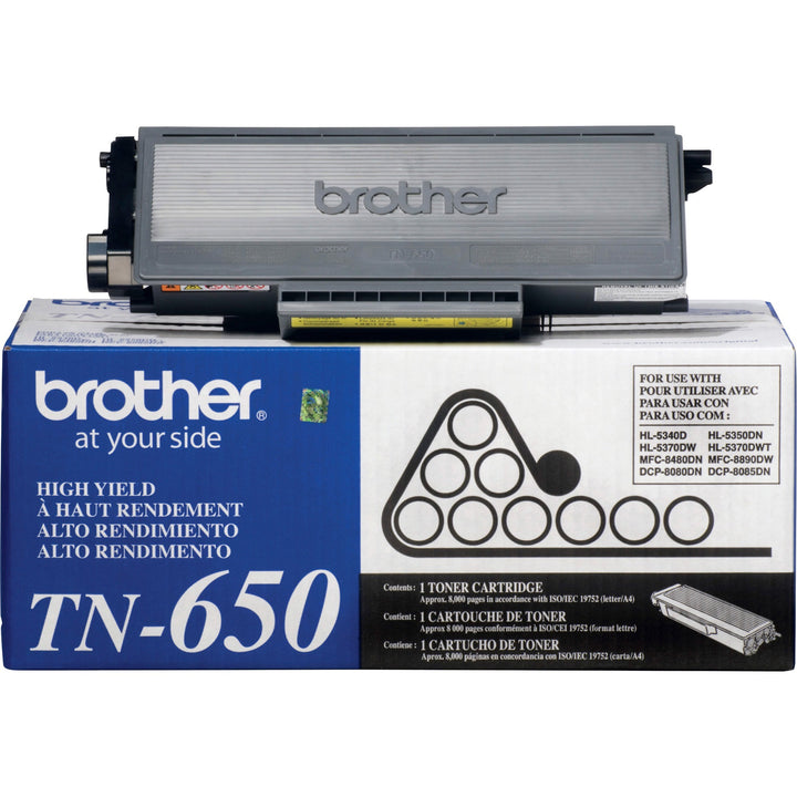 Image of Brother TN650 TN620/650 Toner Cartridge, 8000 Pages, 1 Each