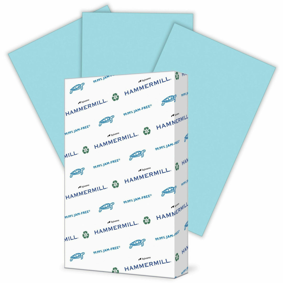 Image of Hammermill® Copy Paper, Multipurpose, 20 lb, 8-1/2"x14", 500/RM, Blue