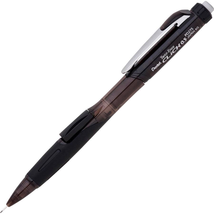 Image of Pentel® Mechanical Pencil, w/Twist Eraser, Refillable, 0.5mm, Asst.