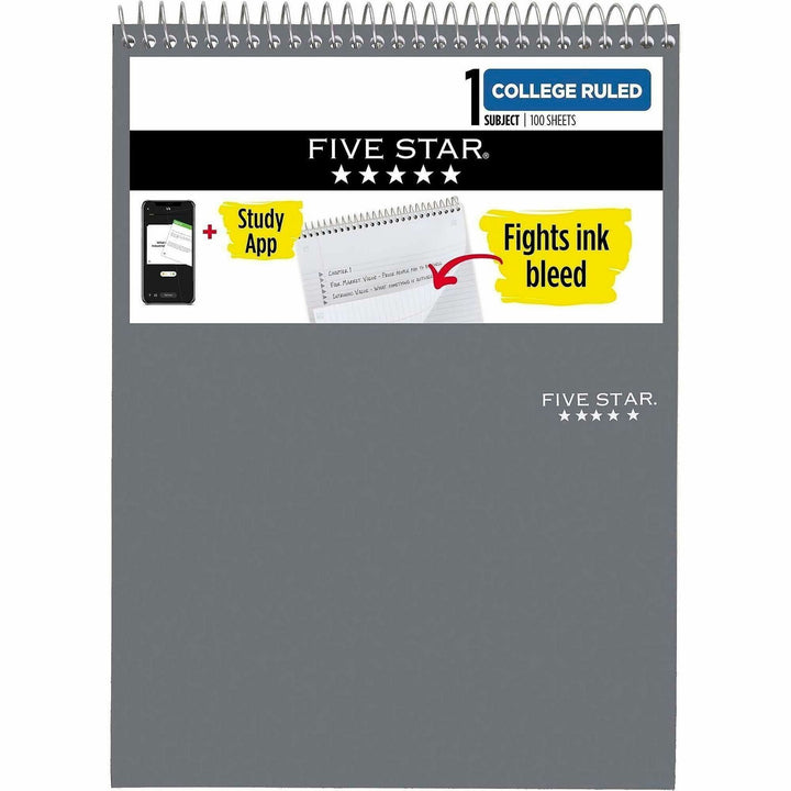 Image of Mead® Note Pad,Wirebound,1-Sub.,Cllge Rld,100 Sh,8-1/2"x11",Asst.