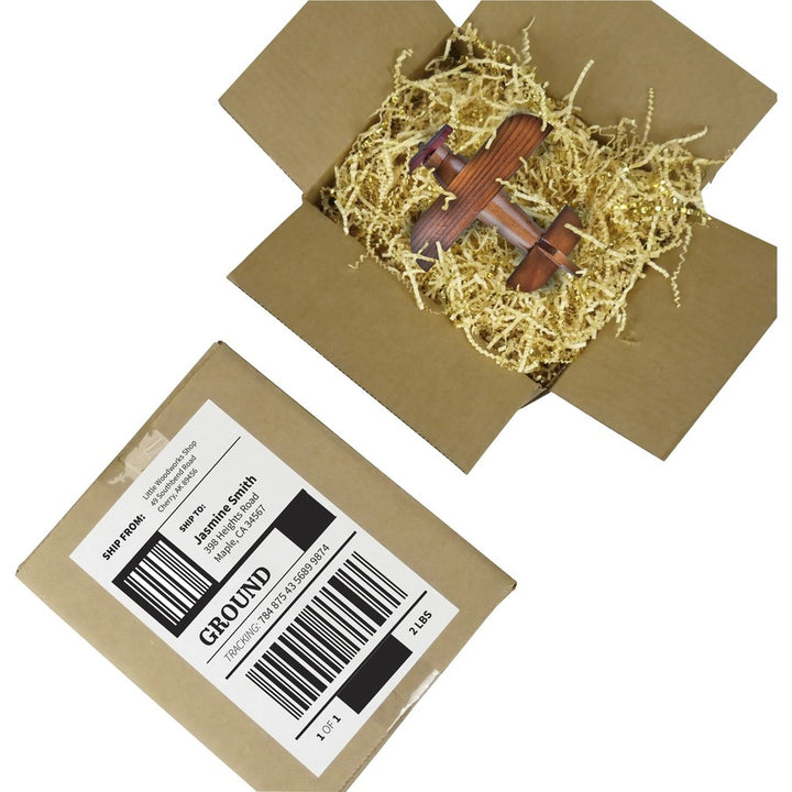 Image of MACO® Cover-All Opaque Laser/inkjet Shipping Labels, Internet Format, 5.5 X 8.5, White, 2 Labels/sheet, 100 Sheets/box