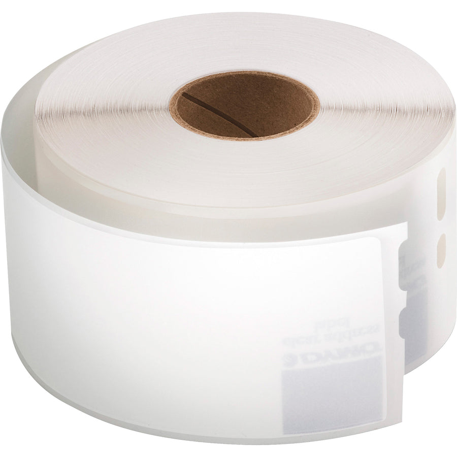 Image of Dymo 30254 Clear Address Labels, 1 1/8" W x 3 1/2" Length, Rectangle, Direct Thermal, Clear, 130 / Roll, 130 / Roll