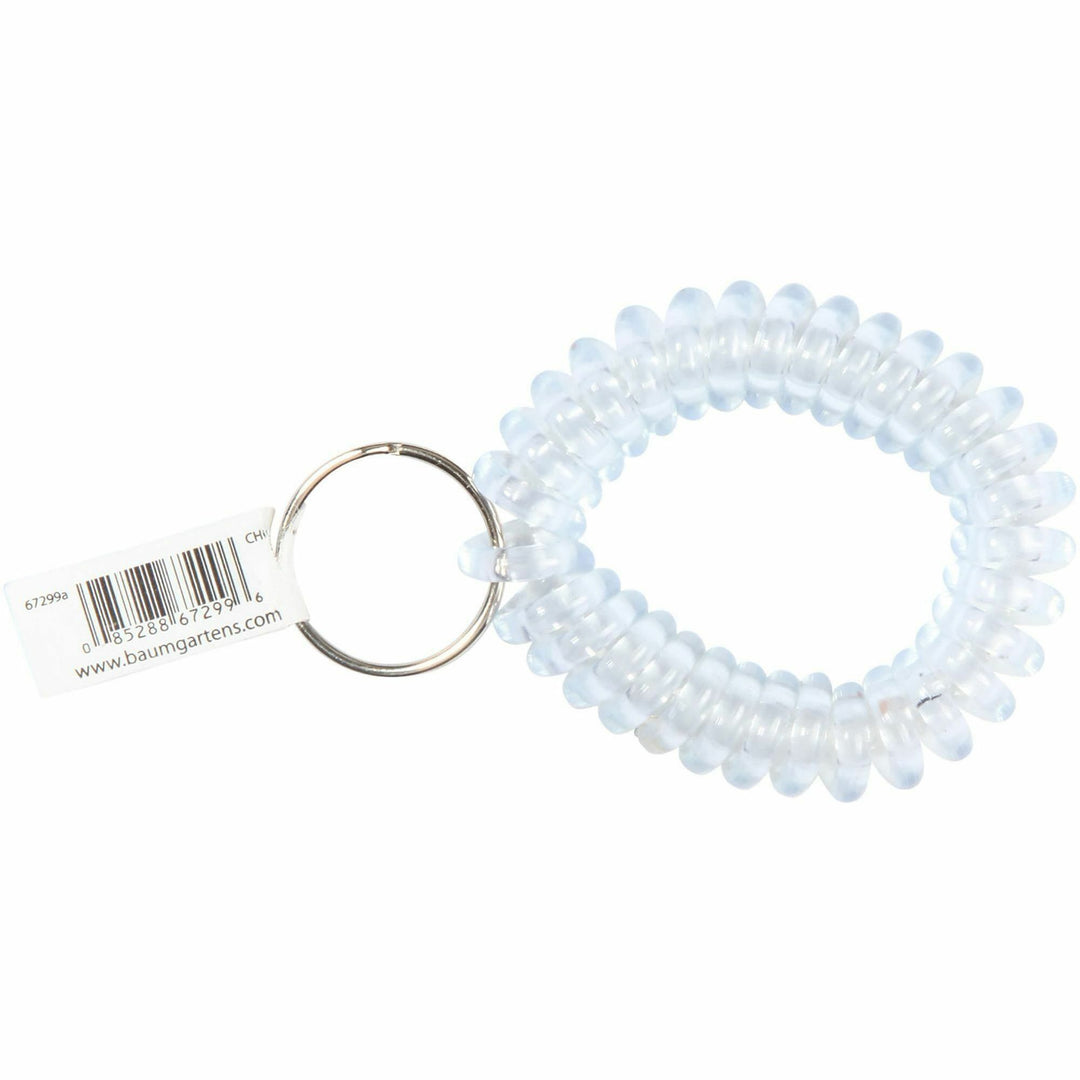 Image of Baumgartens Wrist Coil Keychain ASSORTED Colors (KC-7000), Assorted, 1 Each