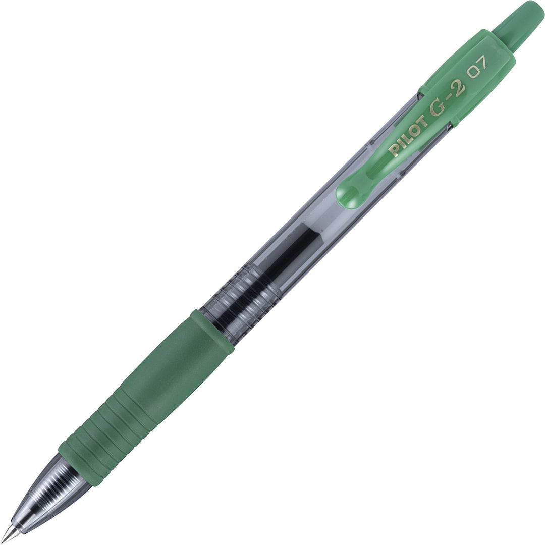 Image of Pilot® Gel Pen,Retractable/Refillable,Fine Point,Green