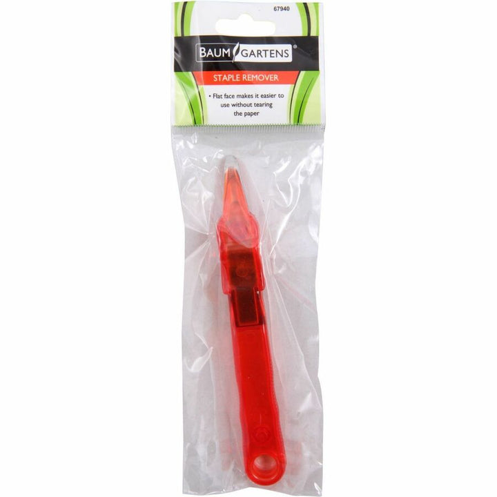 Image of Baumgartens 67940 Translucent Slim Staple Remover, Plastic, Assorted, Compact, 1 Each