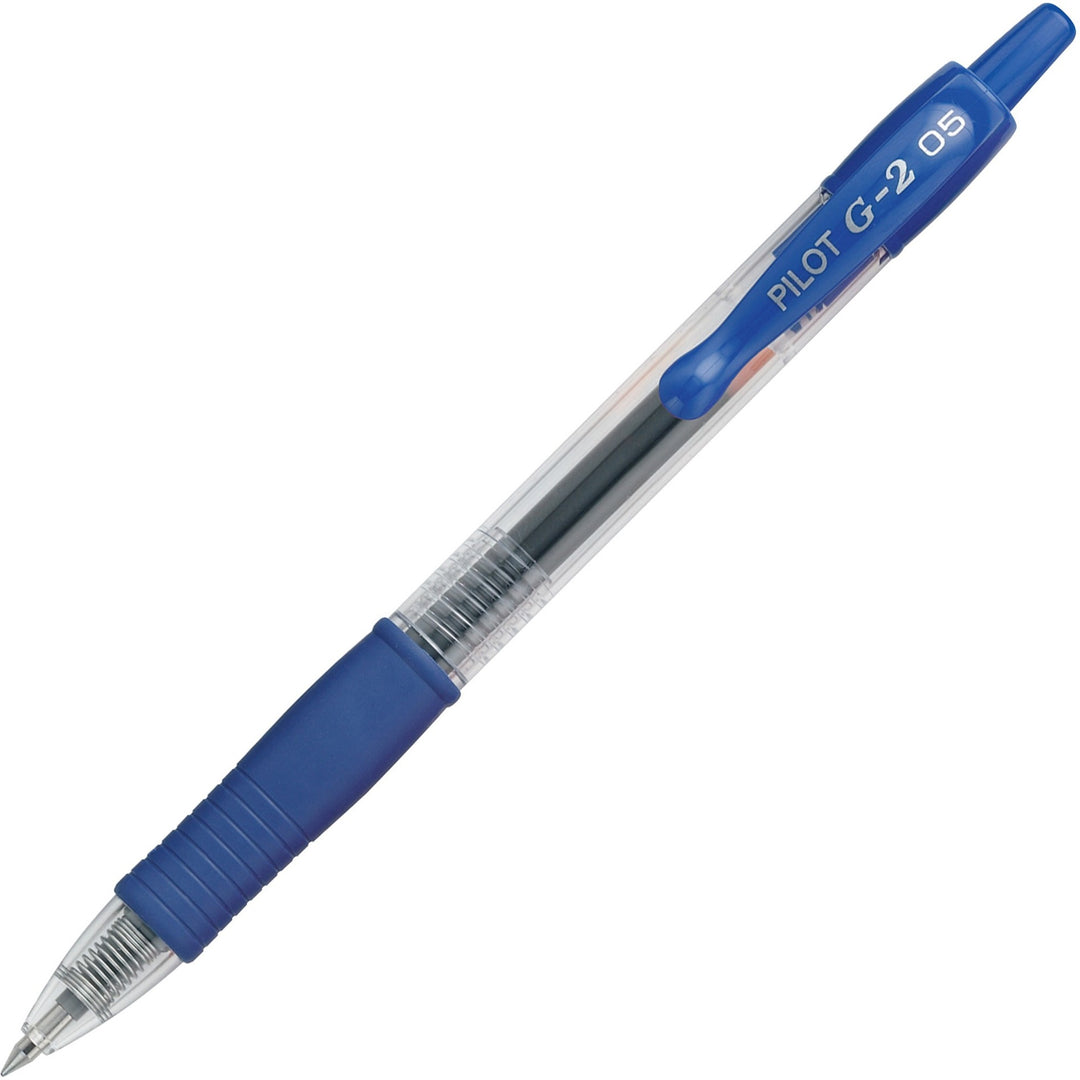 Image of Pilot® Gel Pen, Retractable, Refillable, Extra Fine Point, Blue