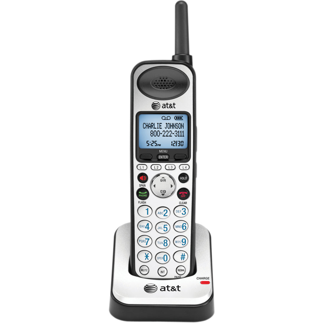 Image of AT&T® SynJ 4-Line Cordless Expansion Handset, Silver/Black