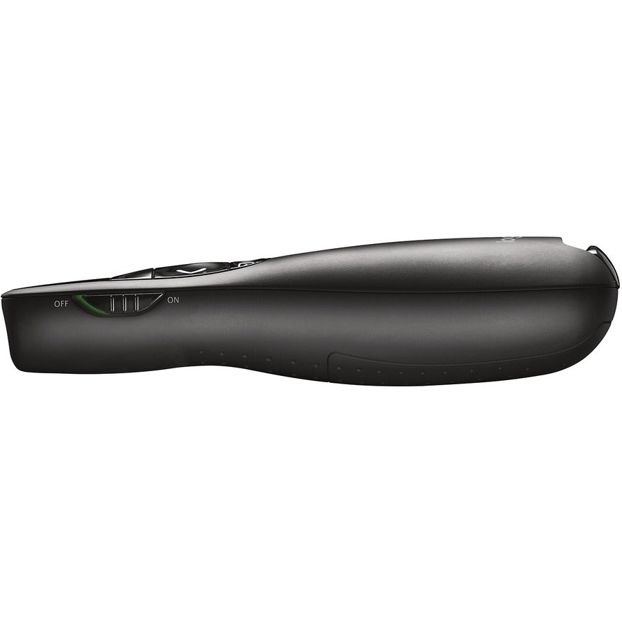 Image of Logitech® R400 Wireless Presentation Remote With Laser Pointer, Class 2, 50 Ft Range, Matte Black