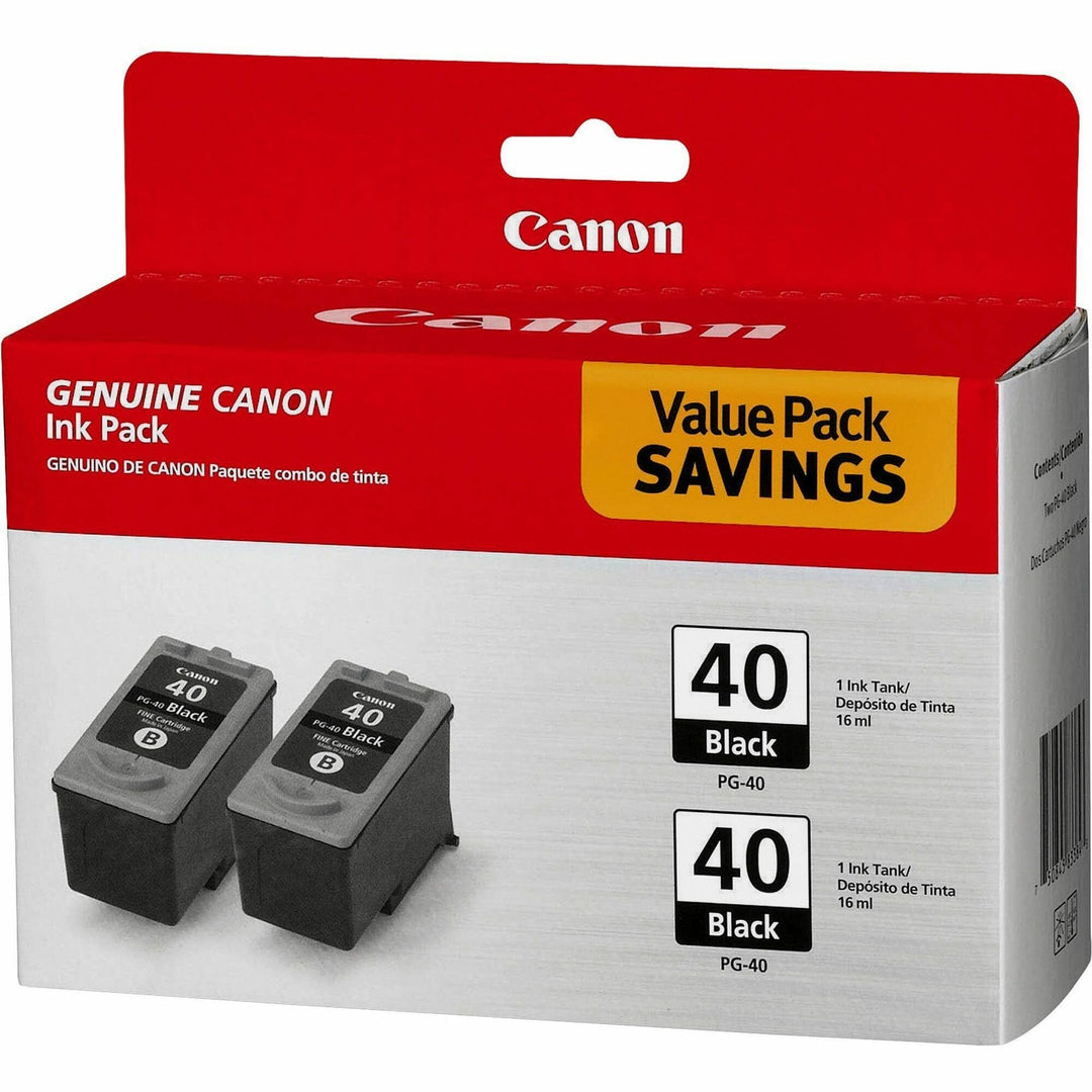 Image of Canon® 0615B013 (40) Ink, Black, 2/Pack