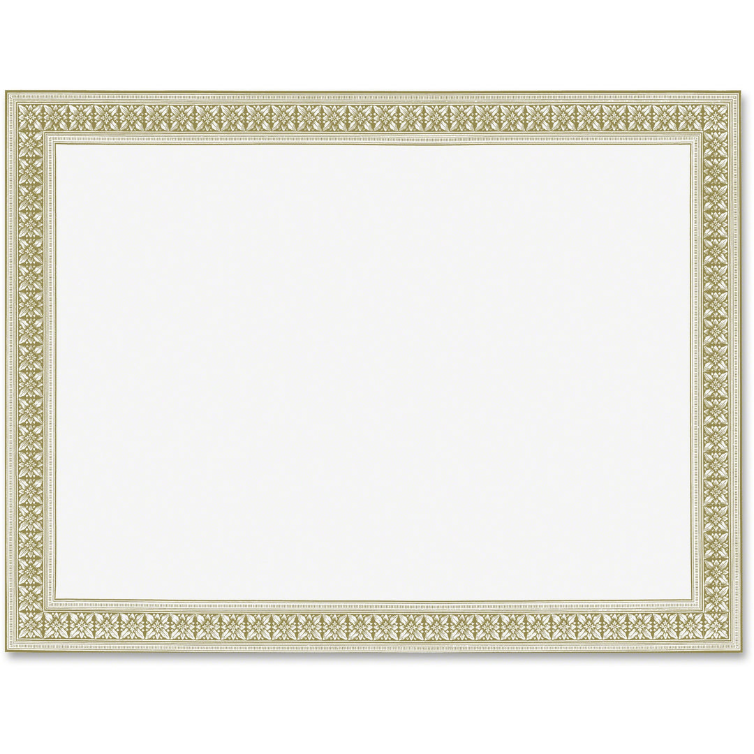 Image of Geographics® Award Certificates, Printable, 11"x8-1/2", 12/PK, Gold