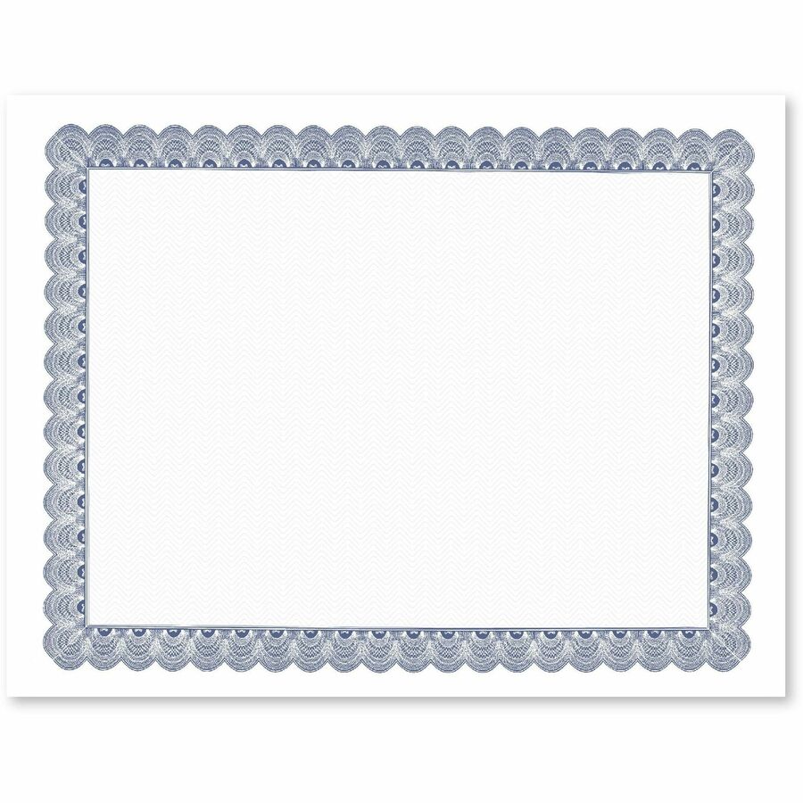 Image of Geographics® Award Certificate, 24 lb. Parchment, 8-1/2"x11", 50/PK, Blue
