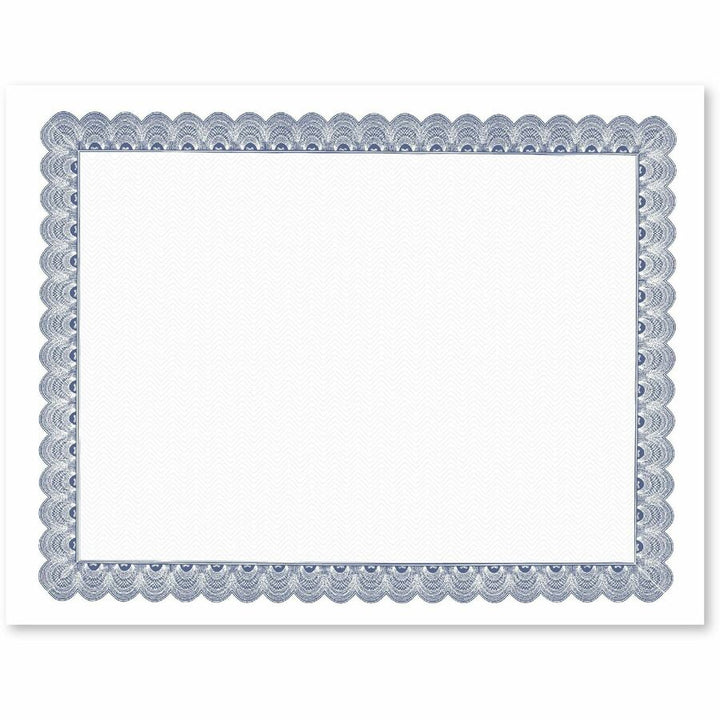 Image of Geographics® Award Certificate, 24 lb. Parchment, 8-1/2"x11", 50/PK, Blue