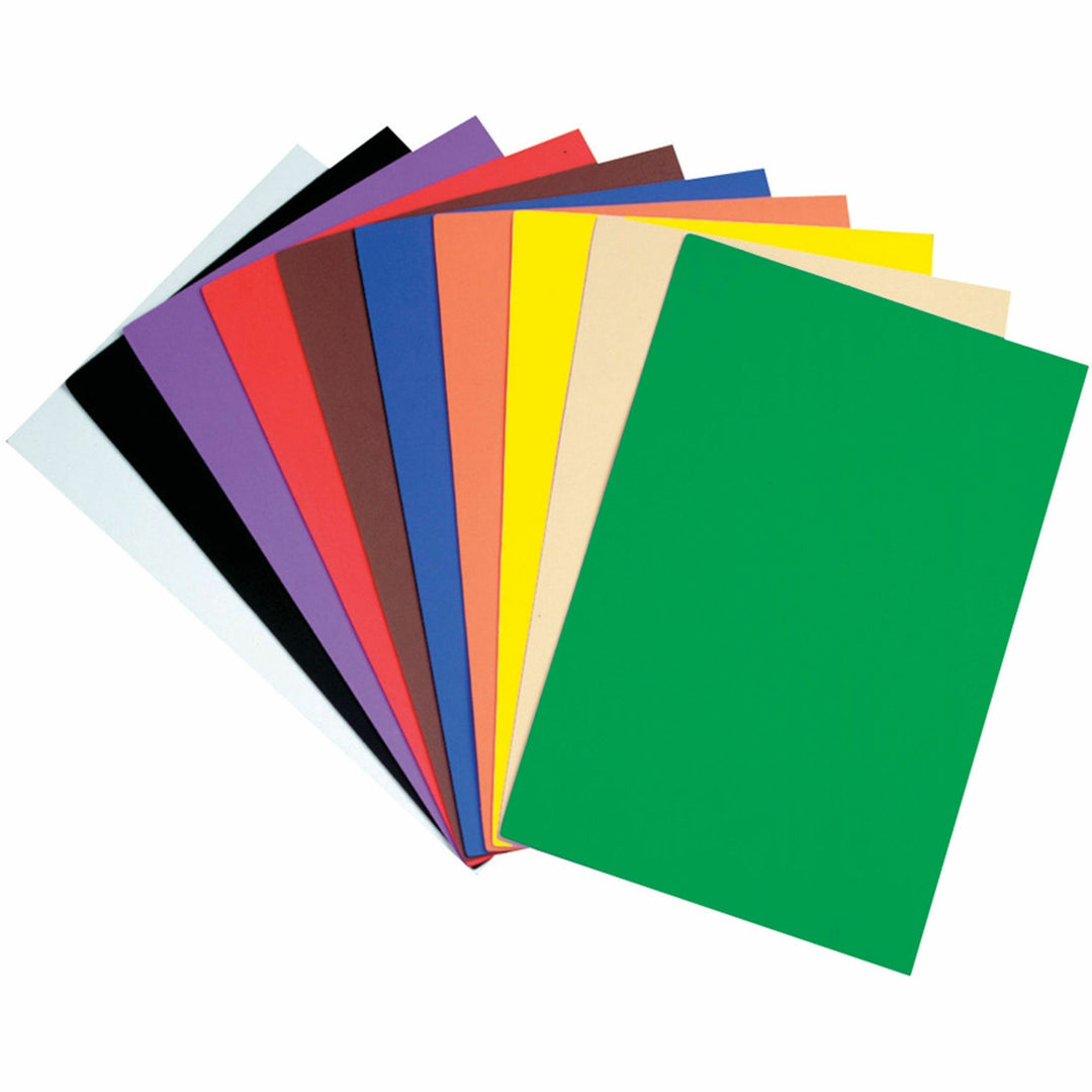 Image of Pacon® Foam Sheets, 10 Colors, 12"x18", 10 Shts/PK, AST