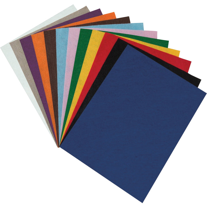 Image of Creativity Street 390701 Felt Sheets Assortment, Craft, 9" H x 12" Width, Assorted, 1 Pack