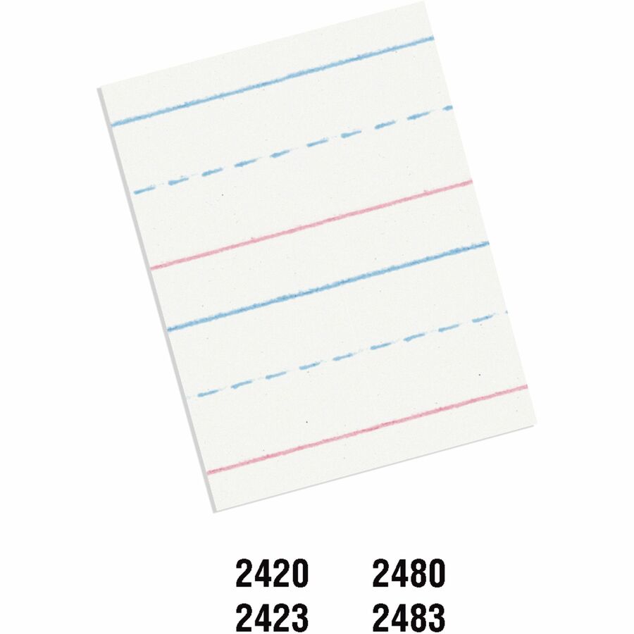 Image of Pacon 2423 Multi-program Ruled Picture Story Paper