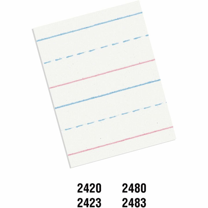 Image of Pacon 2423 Multi-program Ruled Picture Story Paper