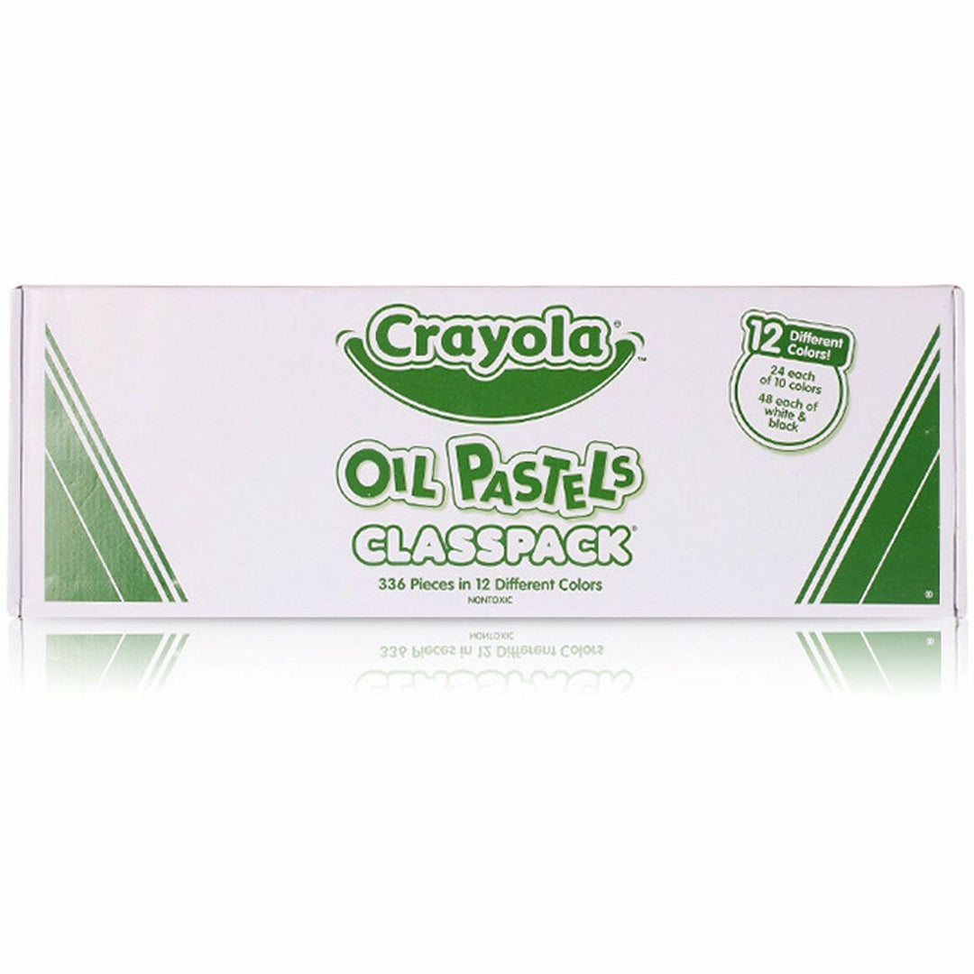 Image of Crayola® Oil Pastel Crayons,12-Color Set, 336/BX, Assorted
