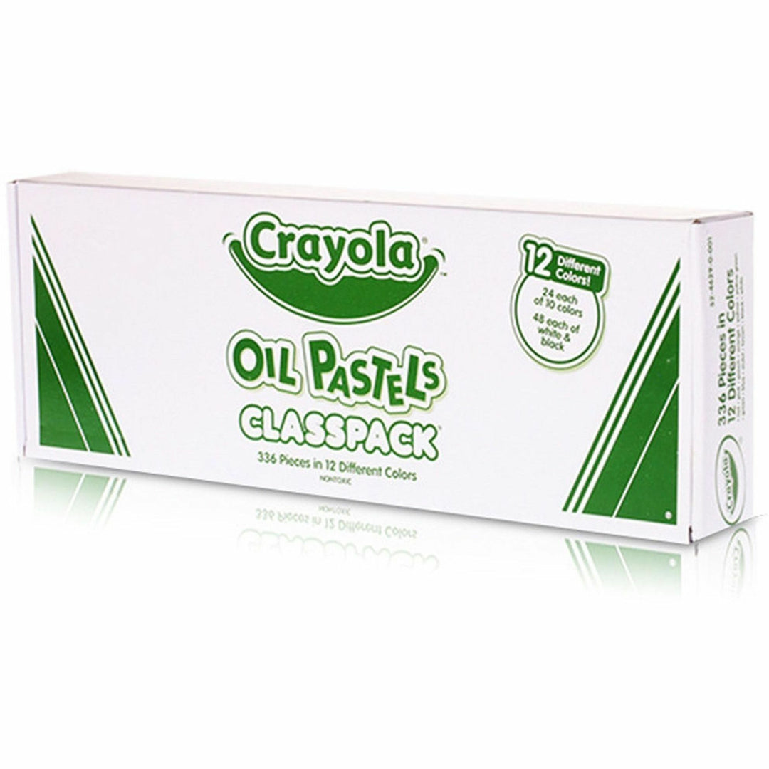 Image of Crayola® Oil Pastel Crayons,12-Color Set, 336/BX, Assorted
