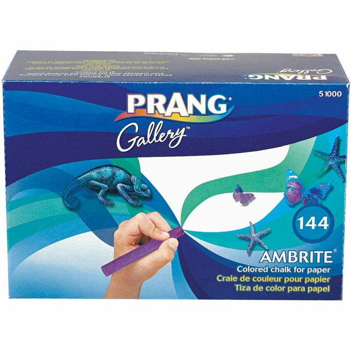 Image of Dixon® Colored Chalk, f/Drawing Paper, 144/BX, Ast