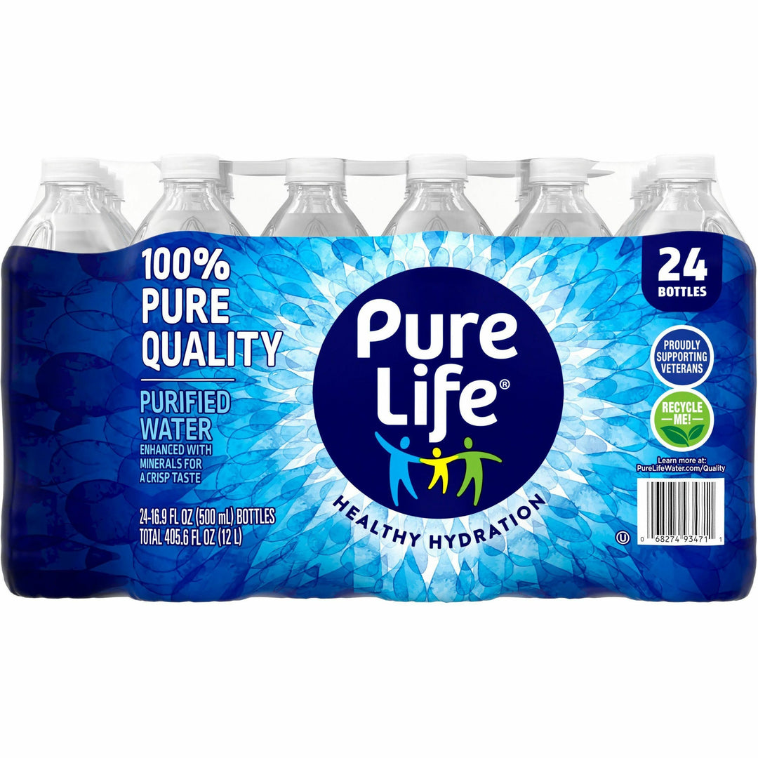 Image of Nestle Waters® Purified Bottled Water, .5 Liter, 24/CT