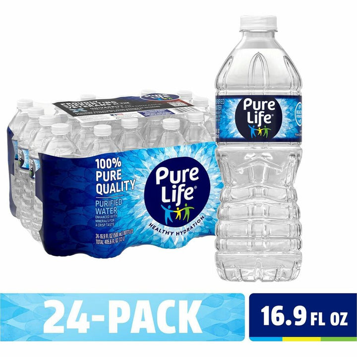 Image of Nestle Waters® Purified Bottled Water, .5 Liter, 24/CT