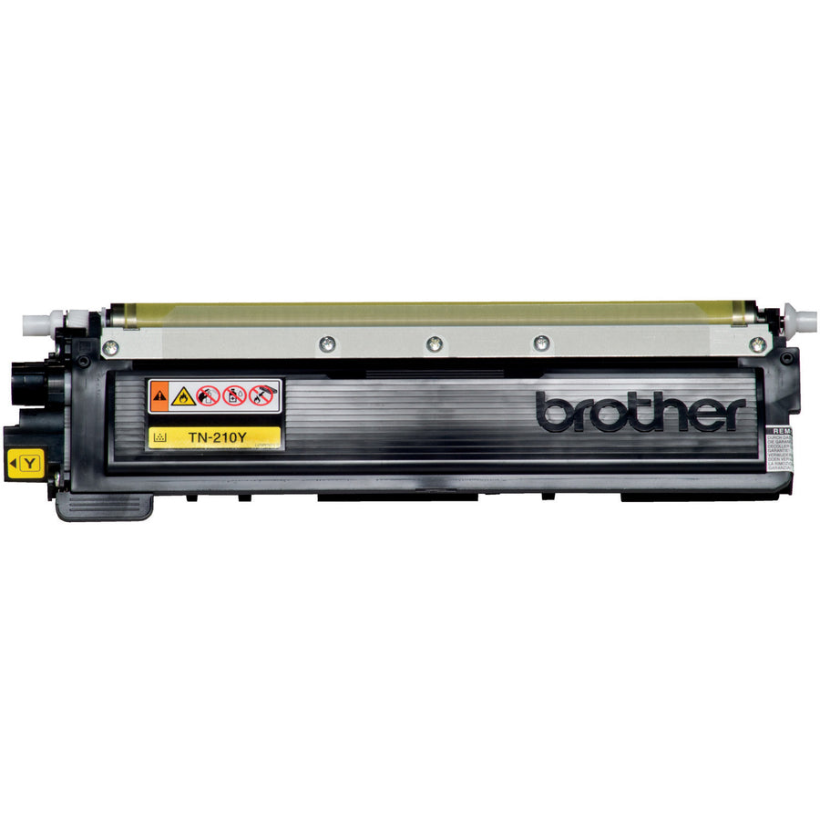 Image of Brother TN-210Y TN210 BK/C/M/Y Toner Cartridge, 1400 Pages, 1 Each