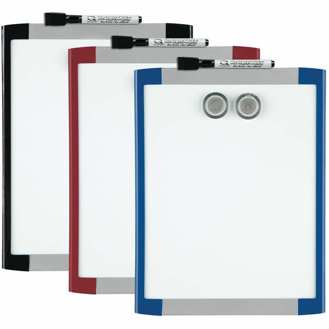 Image of Quartet® Whiteboard, Magnetic, 8-1/2"x11", Assorted Frame Color