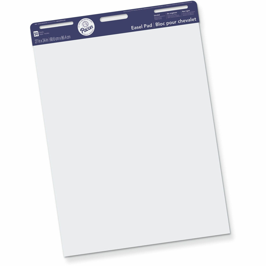 Image of Pacon® Easel Pad, Perforated, Unruled, 27x34", 50 Sheets, White