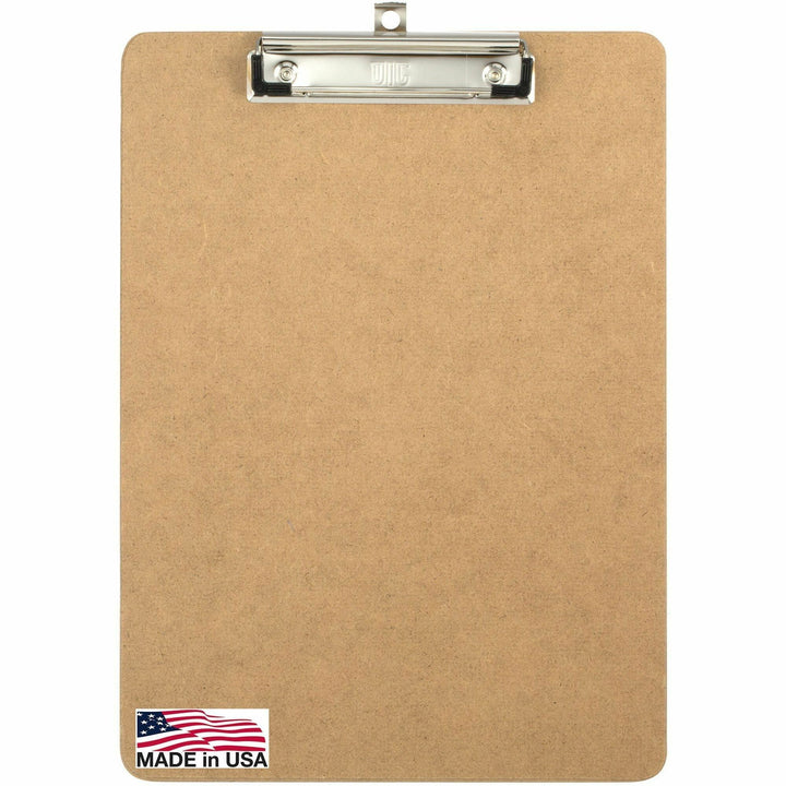 Image of Officemate Low-profile Clipboard, 1" Paper Capacity, 9"x12-1/2", Brown