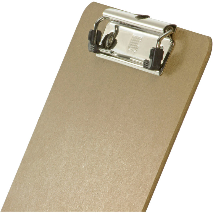 Image of Officemate Low-profile Clipboard, 1" Paper Capacity, 9"x12-1/2", Brown