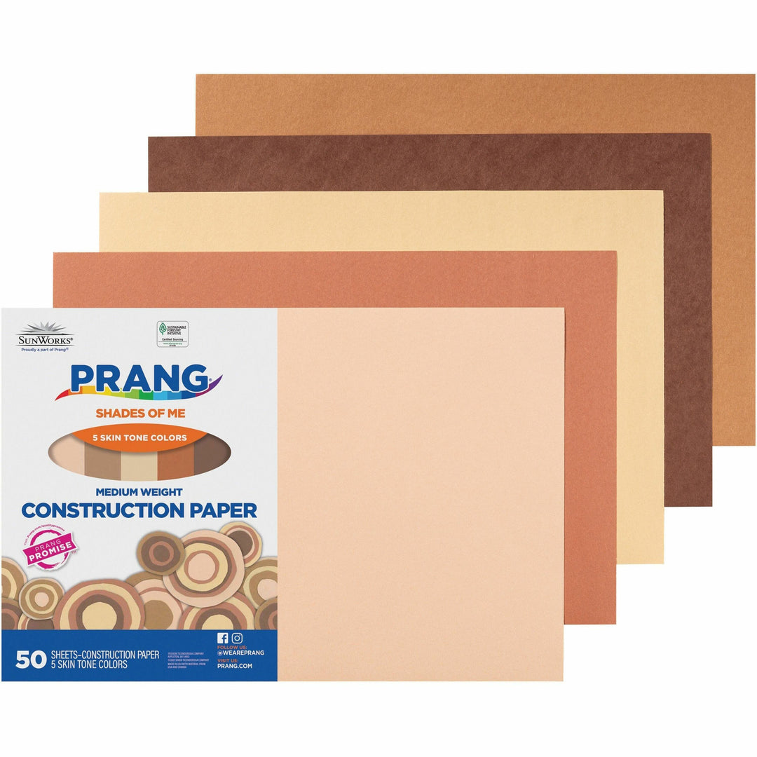 Image of Pacon® Multicultural Construction Paper, 12"x18", 50/PK, Assorted