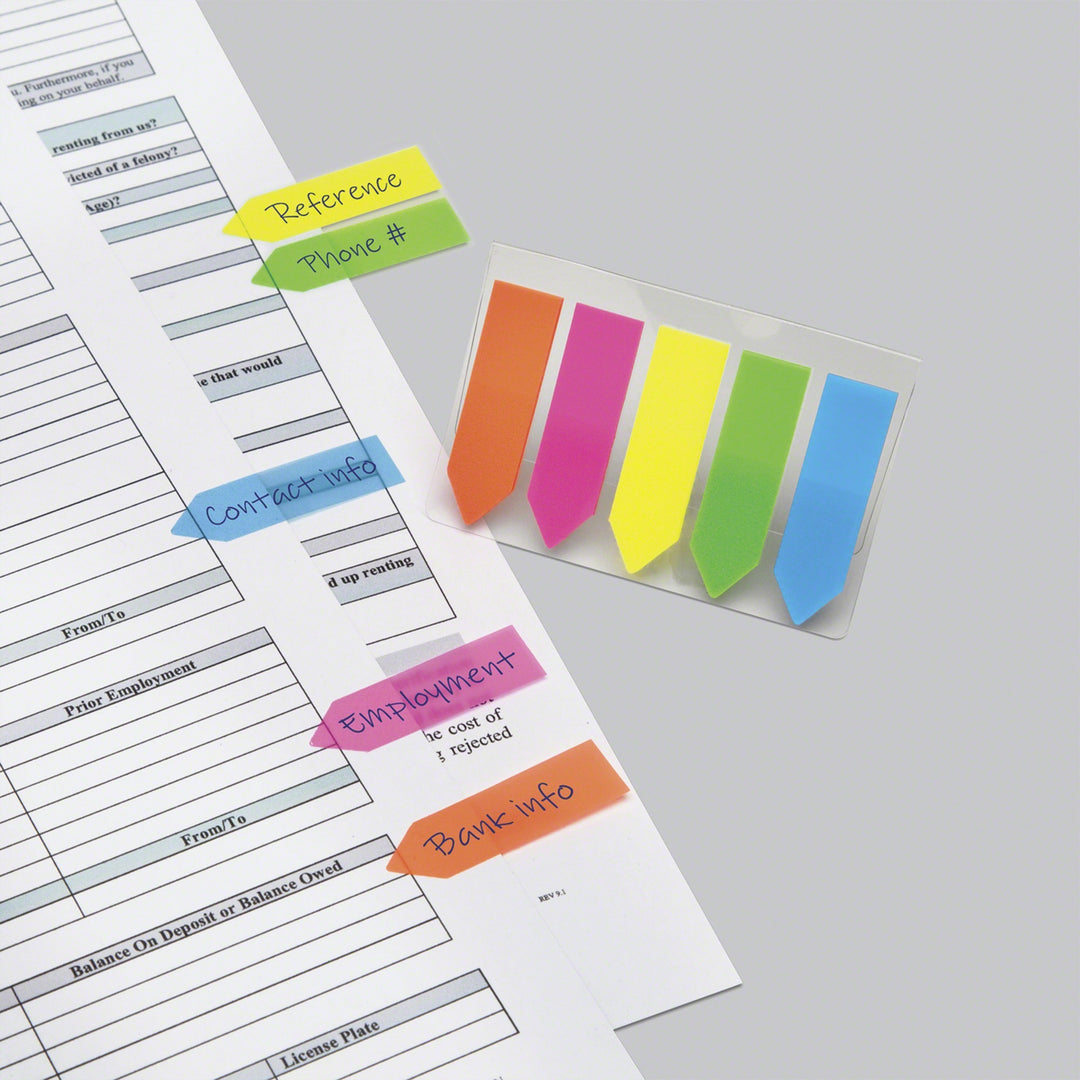 Image of Redi-Tag 32118 Neon Small Arrow Colored Flags