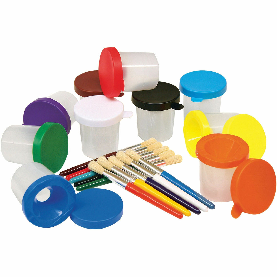 Image of Creativity Street 5104 Color-coordinated Painting Set, Art, Painting, Assorted, Plastic, 1 Set
