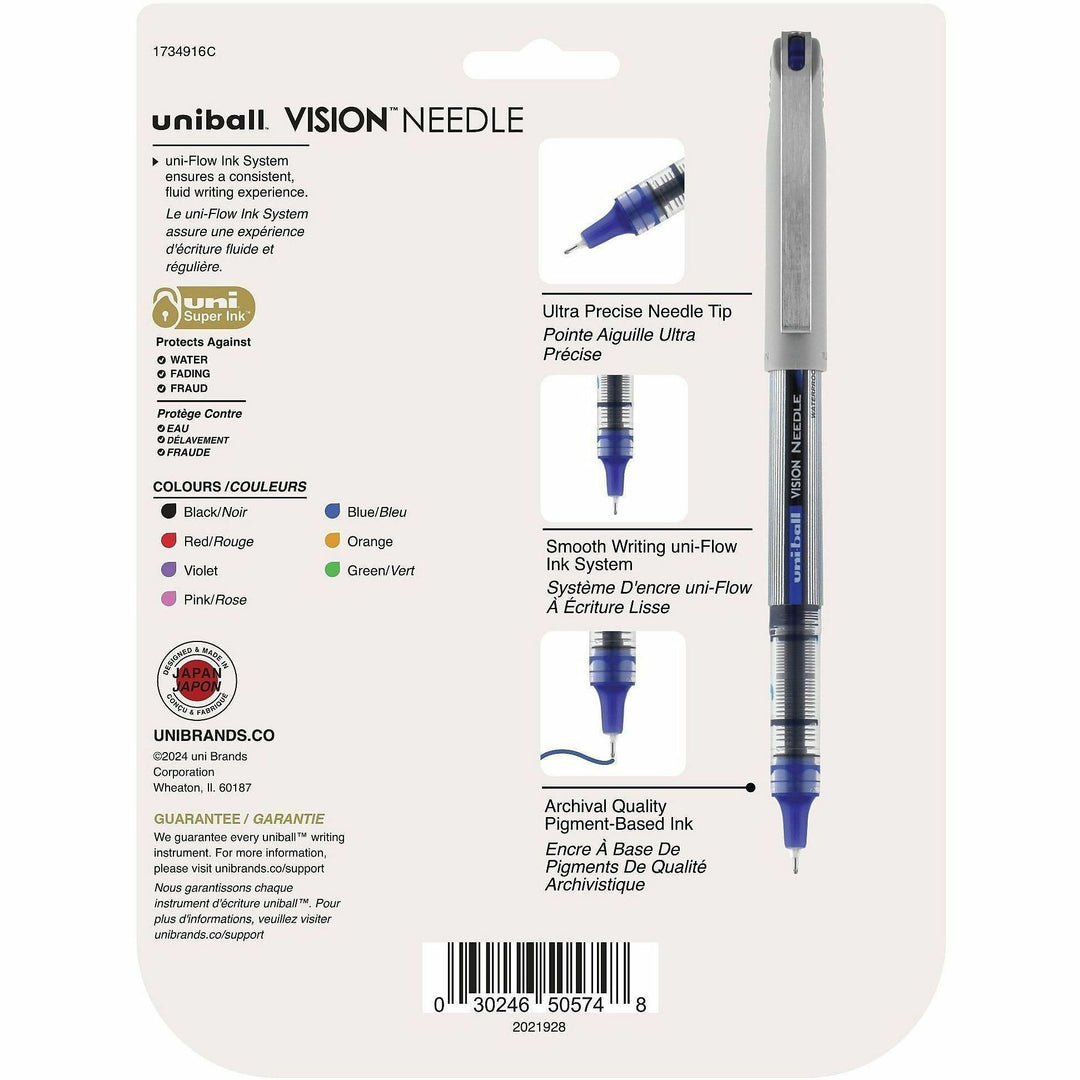 Image of uniball™ 1734916 Vision Needle Rollerball Pens