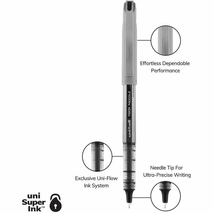 Image of uniball™ 1734916 Vision Needle Rollerball Pens