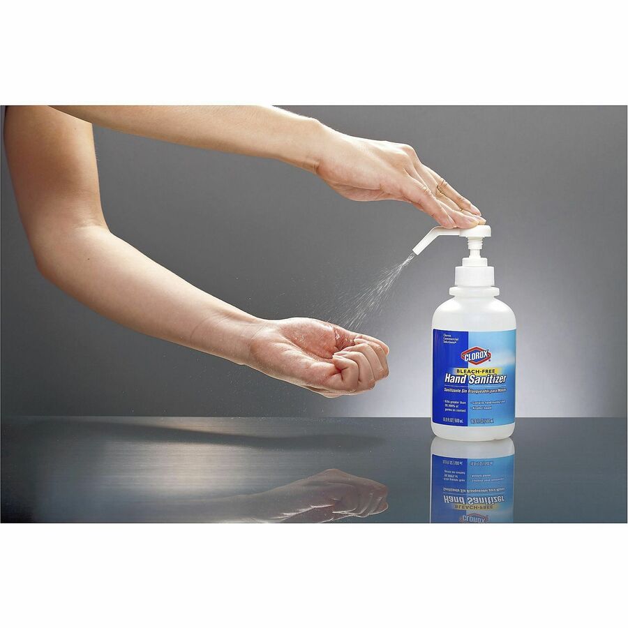 Image of Clorox® Hand Sanitizer, Bleach-free, 16.9 oz Pump Bottle, CL