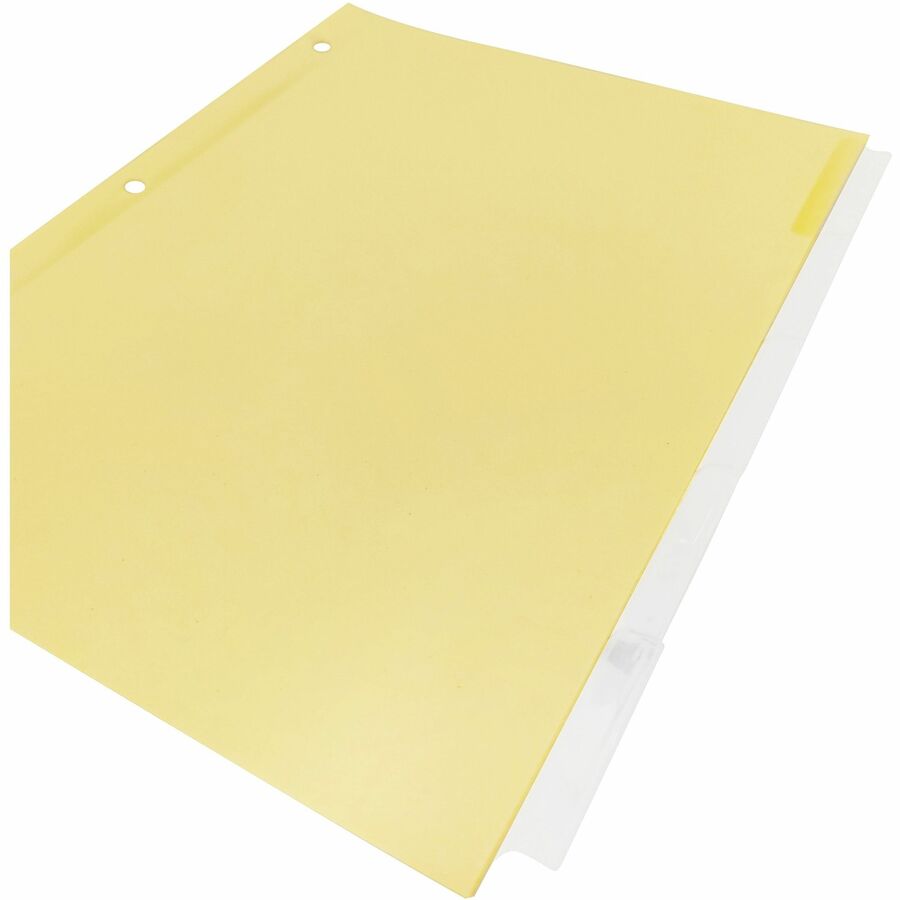 Image of Business Source Binder Indexes, 2" Tabs,11"x8-1/2",5 Tab/ST, CL Tabs/Buff