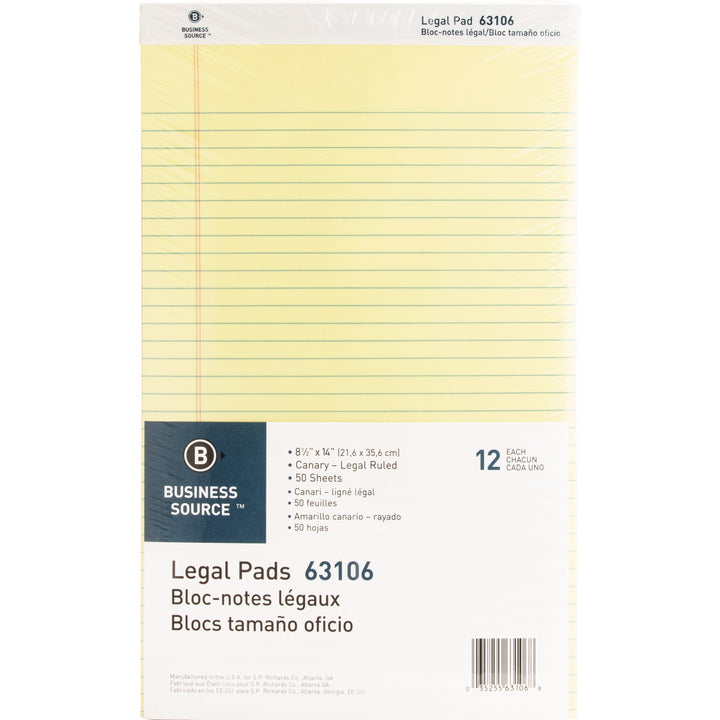 Image of Business Source 63106 Legal Pads