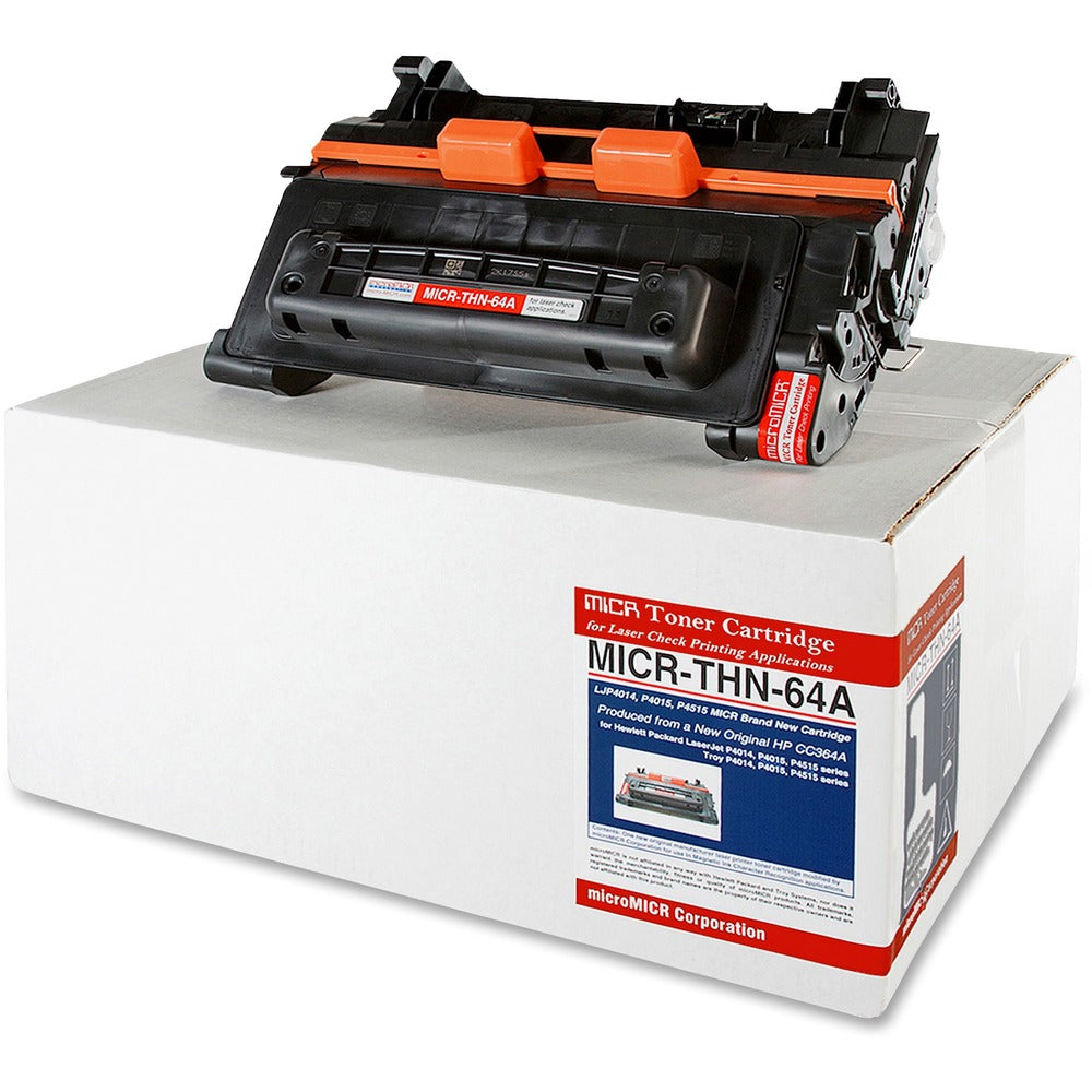 Image of MicroMICR MICR Toner Cartridge, f/ HP LJ P4014, 10000 Yield, BK
